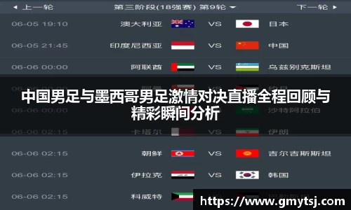 中国男足与墨西哥男足激情对决直播全程回顾与精彩瞬间分析